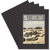 image:imageGolden State Art 10 Pack 4x6 Black Picture Mat for 3x5 Photos  With 25x45 Opening for 3x5 Photos White Core Bevel Edge PreCut Acid Free 4ply Thick Framing MatsBlack5 Pack