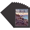 image:imageGolden State Art 10 Pack 4x6 Black Picture Mat for 3x5 Photos  With 25x45 Opening for 3x5 Photos White Core Bevel Edge PreCut Acid Free 4ply Thick Framing MatsBlack10 Pack