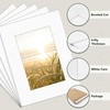 image:imageGolden State Art 10 Pack 4x6 Black Picture Mat for 3x5 Photos  With 25x45 Opening for 3x5 Photos White Core Bevel Edge PreCut Acid Free 4ply Thick Framing MatsWhite5 Pack
