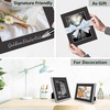 image:imageGolden State Art 10 Pack 4x6 Black Picture Mat for 3x5 Photos  With 25x45 Opening for 3x5 Photos White Core Bevel Edge PreCut Acid Free 4ply Thick Framing MatsBlack5 Pack