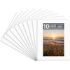 image:imageGolden State Art 10 Pack 4x6 Black Picture Mat for 3x5 Photos  With 25x45 Opening for 3x5 Photos White Core Bevel Edge PreCut Acid Free 4ply Thick Framing MatsWhite10 Pack