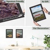 image:imageGolden State Art 10 Pack 4x6 Black Picture Mat for 3x5 Photos  With 25x45 Opening for 3x5 Photos White Core Bevel Edge PreCut Acid Free 4ply Thick Framing MatsBlack10 Pack