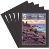 image:imageGolden State Art 10 Pack 4x6 Black Picture Mat for 3x5 Photos  With 25x45 Opening for 3x5 Photos White Core Bevel Edge PreCut Acid Free 4ply Thick Framing MatsBlack5 Pack