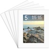 image:imageGolden State Art 10 Pack 4x6 Black Picture Mat for 3x5 Photos  With 25x45 Opening for 3x5 Photos White Core Bevel Edge PreCut Acid Free 4ply Thick Framing MatsWhite5 Pack