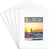 image:imageGolden State Art 10 Pack 4x6 Black Picture Mat for 3x5 Photos  With 25x45 Opening for 3x5 Photos White Core Bevel Edge PreCut Acid Free 4ply Thick Framing MatsWhite5 Pack