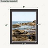 image:imageGolden State Art 10 Pack 4x6 Black Picture Mat for 3x5 Photos  With 25x45 Opening for 3x5 Photos White Core Bevel Edge PreCut Acid Free 4ply Thick Framing MatsBlack10 Pack