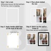 image:imageGolden State Art 10 Pack 4x6 Black Picture Mat for 3x5 Photos  With 25x45 Opening for 3x5 Photos White Core Bevel Edge PreCut Acid Free 4ply Thick Framing MatsWhite10 Pack