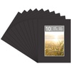 image:imageGolden State Art 10 Pack 4x6 Black Picture Mat for 3x5 Photos  With 25x45 Opening for 3x5 Photos White Core Bevel Edge PreCut Acid Free 4ply Thick Framing MatsBlack10 Pack