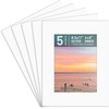 image:imageGolden State Art 10 Pack 4x6 Black Picture Mat for 3x5 Photos  With 25x45 Opening for 3x5 Photos White Core Bevel Edge PreCut Acid Free 4ply Thick Framing MatsWhite5 Pack