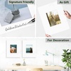 image:imageGolden State Art 10 Pack 4x6 Black Picture Mat for 3x5 Photos  With 25x45 Opening for 3x5 Photos White Core Bevel Edge PreCut Acid Free 4ply Thick Framing MatsWhite10 Pack