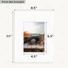 image:imageGolden State Art 10 Pack 4x6 Black Picture Mat for 3x5 Photos  With 25x45 Opening for 3x5 Photos White Core Bevel Edge PreCut Acid Free 4ply Thick Framing MatsWhite5 Pack