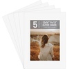 image:imageGolden State Art 10 Pack 4x6 Black Picture Mat for 3x5 Photos  With 25x45 Opening for 3x5 Photos White Core Bevel Edge PreCut Acid Free 4ply Thick Framing MatsWhite5 Pack