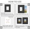 image:imageGolden State Art 10 Pack 8x10 White Picture Frame Mats for 4x6 Photos  Acid Free Photo Mats with White Core Bevel Cut for 4x6 Photos Pictures PrintsBlack