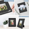 image:imageGolden State Art 10 Pack 8x10 White Picture Frame Mats for 4x6 Photos  Acid Free Photo Mats with White Core Bevel Cut for 4x6 Photos Pictures PrintsBlack