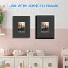 image:imageGolden State Art 10 Pack 8x10 White Picture Frame Mats for 4x6 Photos  Acid Free Photo Mats with White Core Bevel Cut for 4x6 Photos Pictures PrintsBlack