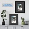 image:imageGolden State Art 10 Pack 8x10 White Picture Frame Mats for 4x6 Photos  Acid Free Photo Mats with White Core Bevel Cut for 4x6 Photos Pictures PrintsBlack