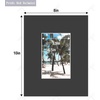 image:imageGolden State Art 10 Pack 8x10 White Picture Frame Mats for 4x6 Photos  Acid Free Photo Mats with White Core Bevel Cut for 4x6 Photos Pictures PrintsBlack