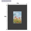 image:imageGolden State Art 10 Pack 8x10 White Picture Frame Mats for 4x6 Photos  Acid Free Photo Mats with White Core Bevel Cut for 4x6 Photos Pictures PrintsBlack