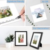 image:imageGolden State Art 10 Pack 8x10 White Picture Frame Mats for 4x6 Photos  Acid Free Photo Mats with White Core Bevel Cut for 4x6 Photos Pictures PrintsWhite