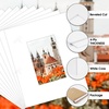 image:imageGolden State Art 10 Pack 8x10 White Picture Frame Mats for 4x6 Photos  Acid Free Photo Mats with White Core Bevel Cut for 4x6 Photos Pictures PrintsWhite