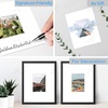 image:imageGolden State Art 10 Pack 8x10 White Picture Frame Mats for 4x6 Photos  Acid Free Photo Mats with White Core Bevel Cut for 4x6 Photos Pictures PrintsWhite