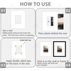 image:imageGolden State Art 10 Pack 8x10 White Picture Frame Mats for 4x6 Photos  Acid Free Photo Mats with White Core Bevel Cut for 4x6 Photos Pictures PrintsWhite
