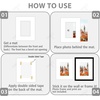 image:imageGolden State Art 10 Pack 8x10 White Picture Frame Mats for 4x6 Photos  Acid Free Photo Mats with White Core Bevel Cut for 4x6 Photos Pictures PrintsWhite