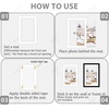 image:imageGolden State Art 10 Pack Acid Free 11X17 White Picture Frame Mats with White Core Bevel Cut for 9X15 Photos Pictures Prints