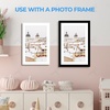 image:imageGolden State Art 10 Pack Acid Free 11X17 White Picture Frame Mats with White Core Bevel Cut for 9X15 Photos Pictures Prints