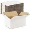 image:imageGolden State Art 10x7x5 Inches White Shipping Boxes 28 Pack Corrugated Cardboard Box for Small Business Mailing Shipping and StorageWhite