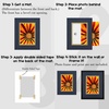 image:imageGolden State Art 11x14 Double Mats Dignity Blue Over Old Gold 5 Pack  Opening Size 75 x 95 For 8x10 Photos AcidFree For Pictures amp FramesDignity Blue Over Old Gold