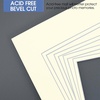image:imageGolden State Art 11x14 Double Mats Dignity Blue Over Old Gold 5 Pack  Opening Size 75 x 95 For 8x10 Photos AcidFree For Pictures amp FramesIvory Over Ivory