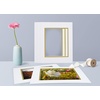 image:imageGolden State Art 11x14 Double Mats Dignity Blue Over Old Gold 5 Pack  Opening Size 75 x 95 For 8x10 Photos AcidFree For Pictures amp FramesOff White Over Old Gold