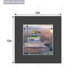 image:imageGolden State Art 15 Pack 12x12 White Picture Mat for 8x8 Photos  White Core Bevel Cut Acid Free 4ply Thick Framing MatsBlack