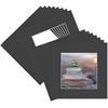 image:imageGolden State Art 15 Pack 12x12 White Picture Mat for 8x8 Photos  White Core Bevel Cut Acid Free 4ply Thick Framing MatsBlack