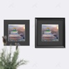image:imageGolden State Art 15 Pack 12x12 White Picture Mat for 8x8 Photos  White Core Bevel Cut Acid Free 4ply Thick Framing MatsBlack