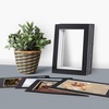 image:imageGolden State Art 15 Pack 12x12 White Picture Mat for 8x8 Photos  White Core Bevel Cut Acid Free 4ply Thick Framing MatsBlack
