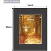 image:imageGolden State Art 15 Pack 12x12 White Picture Mat for 8x8 Photos  White Core Bevel Cut Acid Free 4ply Thick Framing MatsBlack