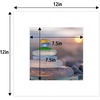 image:imageGolden State Art 15 Pack 12x12 White Picture Mat for 8x8 Photos  White Core Bevel Cut Acid Free 4ply Thick Framing MatsWhite