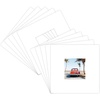 image:imageGolden State Art 15 Pack 12x12 White Picture Mat for 8x8 Photos  White Core Bevel Cut Acid Free 4ply Thick Framing MatsWhite