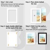 image:imageGolden State Art 15 Pack 12x12 White Picture Mat for 8x8 Photos  White Core Bevel Cut Acid Free 4ply Thick Framing MatsWhite