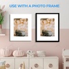image:imageGolden State Art 15 Pack 12x12 White Picture Mat for 8x8 Photos  White Core Bevel Cut Acid Free 4ply Thick Framing MatsWhite