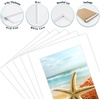 image:imageGolden State Art 15 Pack 12x12 White Picture Mat for 8x8 Photos  White Core Bevel Cut Acid Free 4ply Thick Framing MatsWhite
