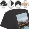 image:imageGolden State Art 20 Pack 16x20 White Picture Mats Mattes for 11x14 Photos  Acid Free White Core Bevel Cut Mat with 105x135 Opening 4Ply ThicknessBlack