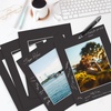 image:imageGolden State Art 20 Pack 16x20 White Picture Mats Mattes for 11x14 Photos  Acid Free White Core Bevel Cut Mat with 105x135 Opening 4Ply ThicknessBlack