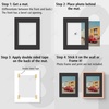 image:imageGolden State Art 20 Pack 16x20 White Picture Mats Mattes for 11x14 Photos  Acid Free White Core Bevel Cut Mat with 105x135 Opening 4Ply ThicknessBlack