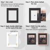 image:imageGolden State Art 20 Pack 16x20 White Picture Mats Mattes for 11x14 Photos  Acid Free White Core Bevel Cut Mat with 105x135 Opening 4Ply ThicknessBlack