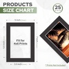 image:imageGolden State Art 20 Pack 16x20 White Picture Mats Mattes for 11x14 Photos  Acid Free White Core Bevel Cut Mat with 105x135 Opening 4Ply ThicknessBlack