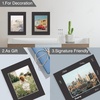 image:imageGolden State Art 20 Pack 16x20 White Picture Mats Mattes for 11x14 Photos  Acid Free White Core Bevel Cut Mat with 105x135 Opening 4Ply ThicknessBlack