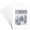 image:imageGolden State Art 20 Pack 16x20 White Picture Mats Mattes for 11x14 Photos  Acid Free White Core Bevel Cut Mat with 105x135 Opening 4Ply ThicknessWhite